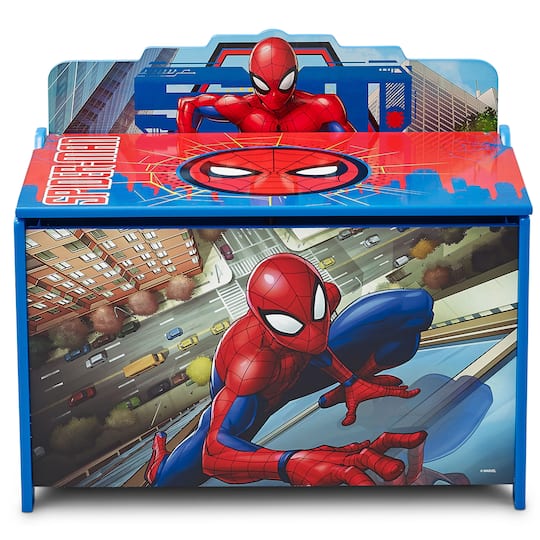 Delta Children Spider-Man Deluxe Toy Box By Marvel | 23.5" x 21.5" x 14.5" | Michaels®